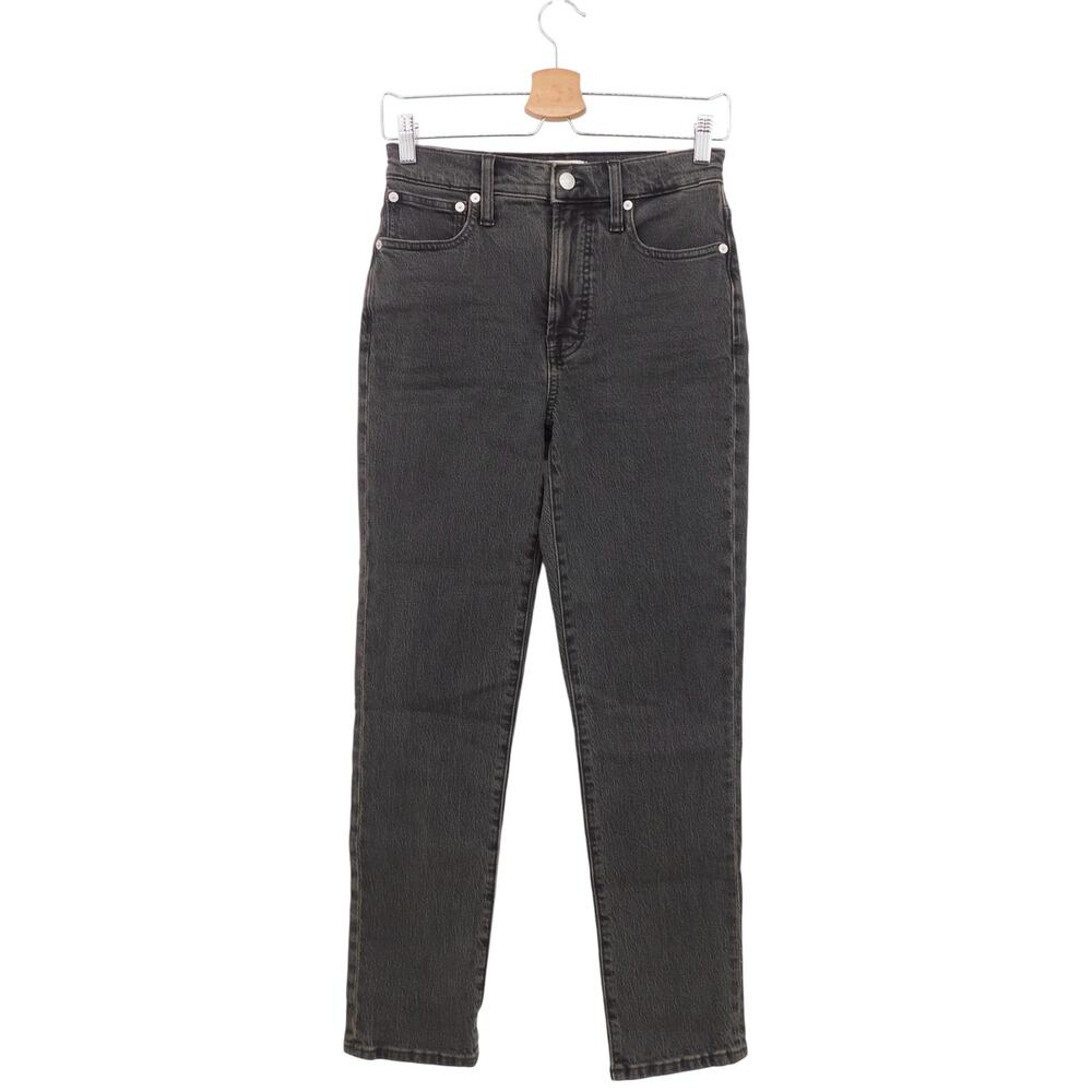 NWT Madewell Women's Black Lunar Wash The Perfect Vintage‎ Jeans Size 24